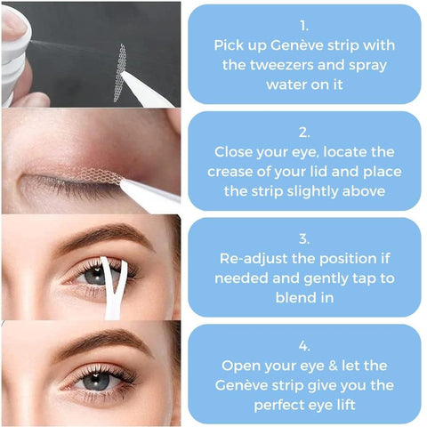 Genève™ Invisible Eye-lift Strips